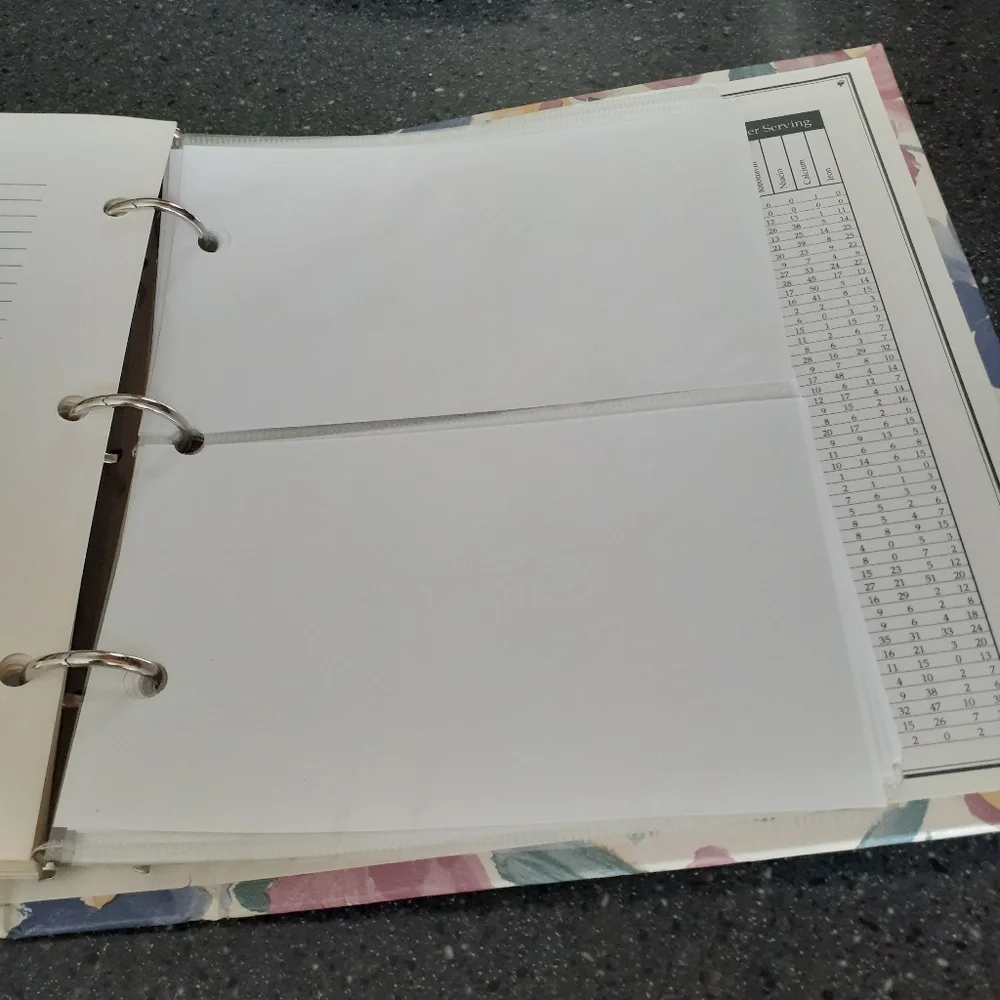 Hard Covered Recipe Book